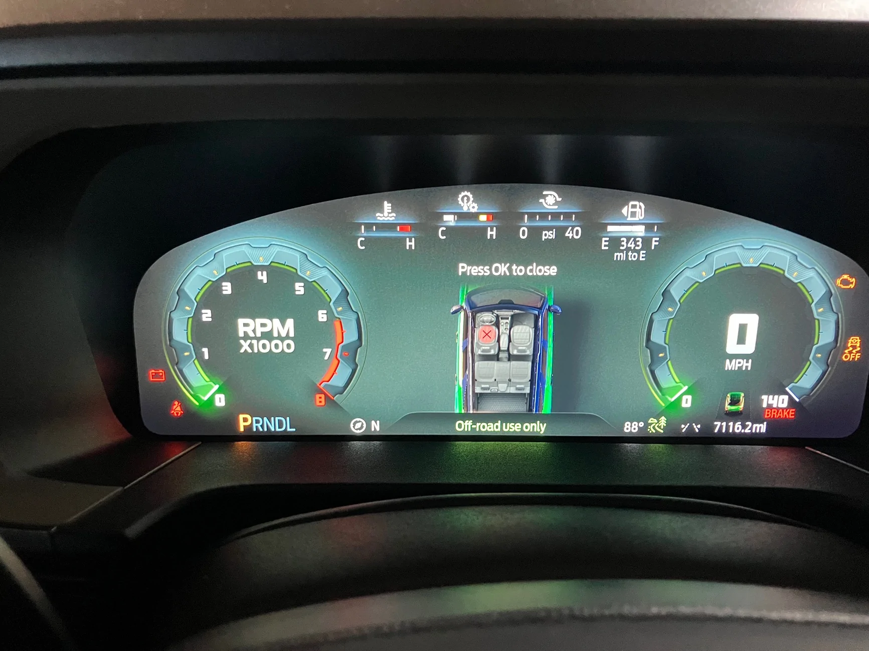 Ford Bronco Sport Low oil pressure icon IMG_0158