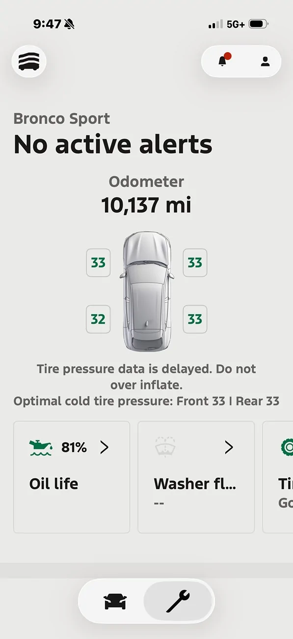 Ford Bronco Sport Suspected Bad TPMS Sensor IMG_3785