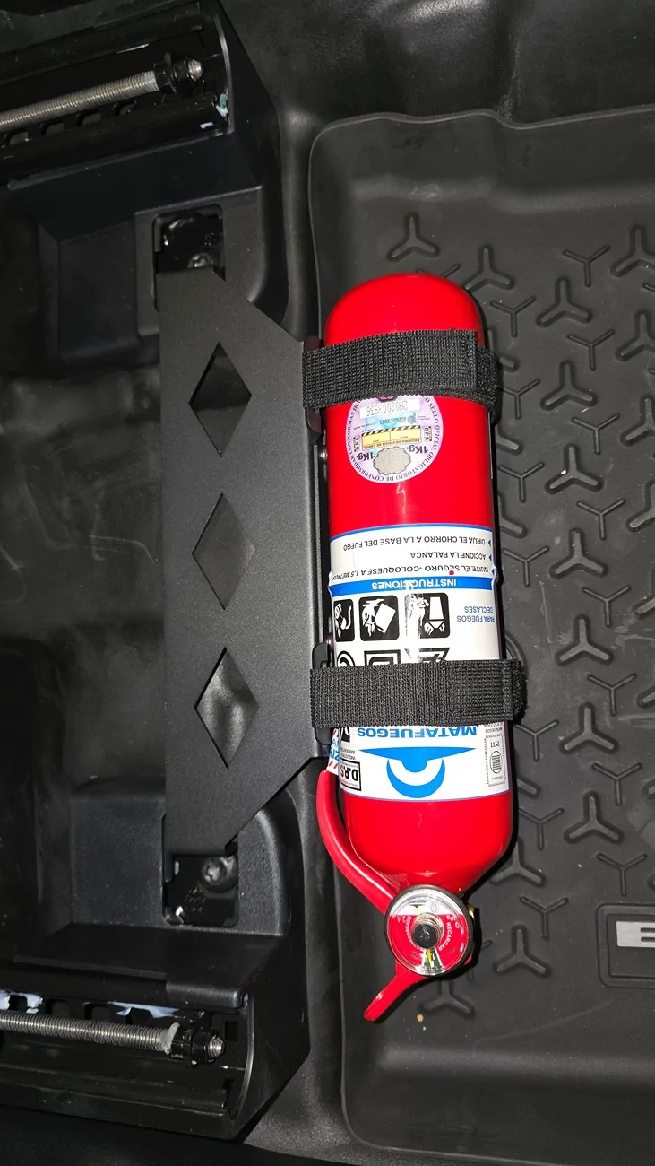 Ford Bronco Sport Fire Extinguisher Mount Installation 20260623_082601