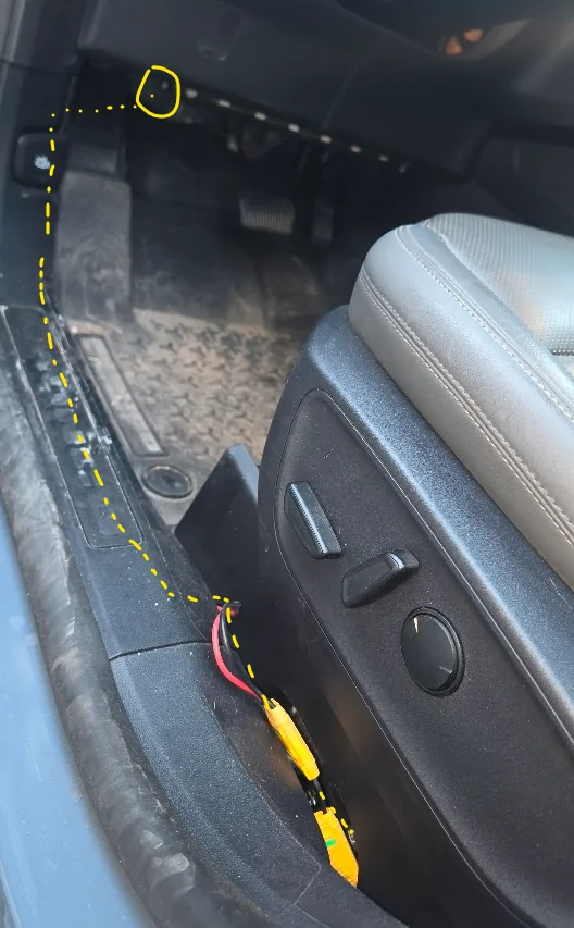 Ford Bronco Sport remove screws from behind screen 1782300887030-gk