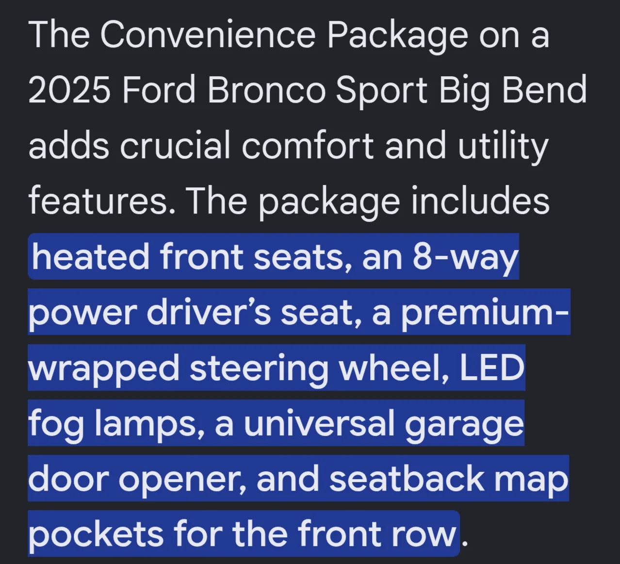 Ford Bronco Sport Garage door opener Aux switch Screenshot_20260706-143025
