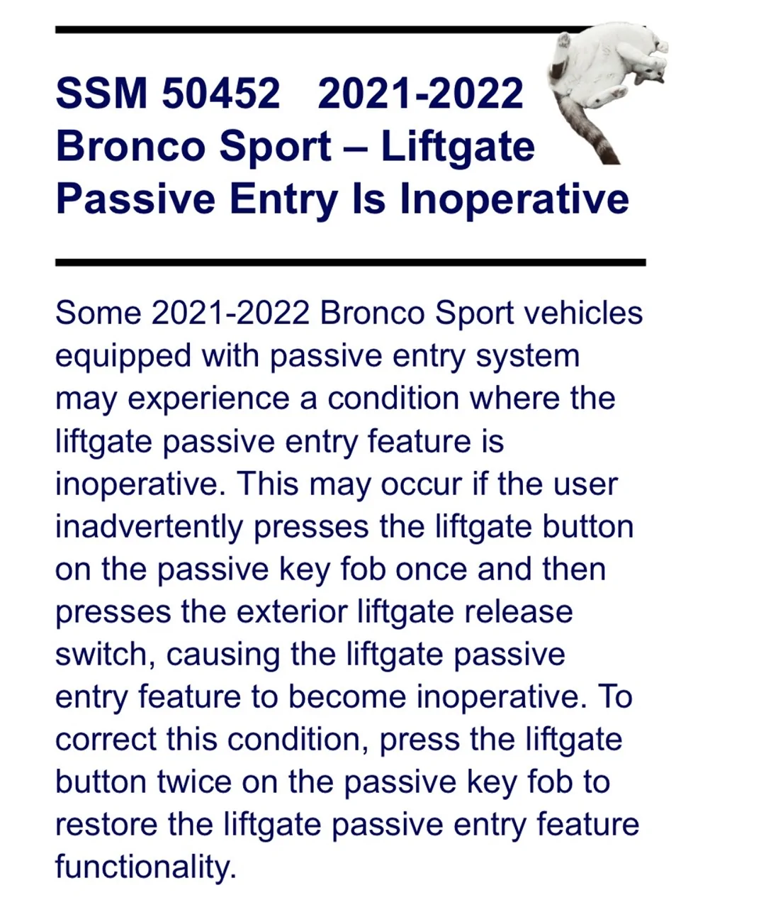 Ford Bronco Sport Rear hatch issue. IMG_9427