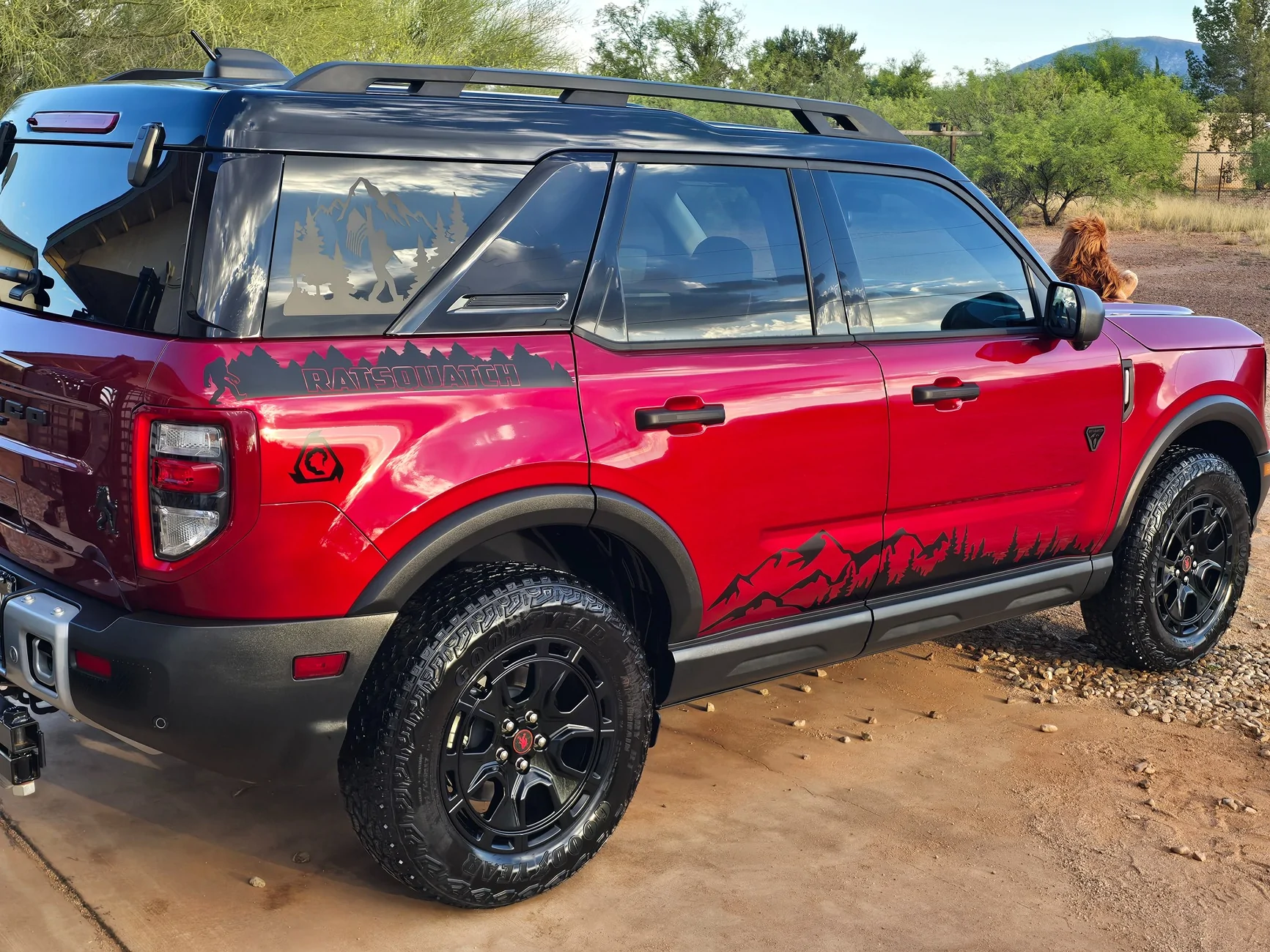 Ford Bronco Sport Black Lug Nuts Bronco - Passenger Profile (rear)