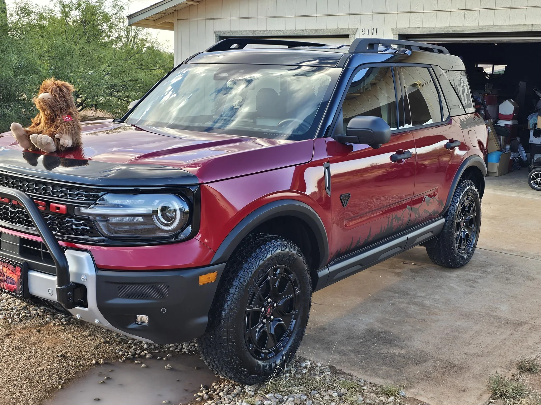 Ford Bronco Sport Black Lug Nuts Bronco - Driver Profile (wheel caps)