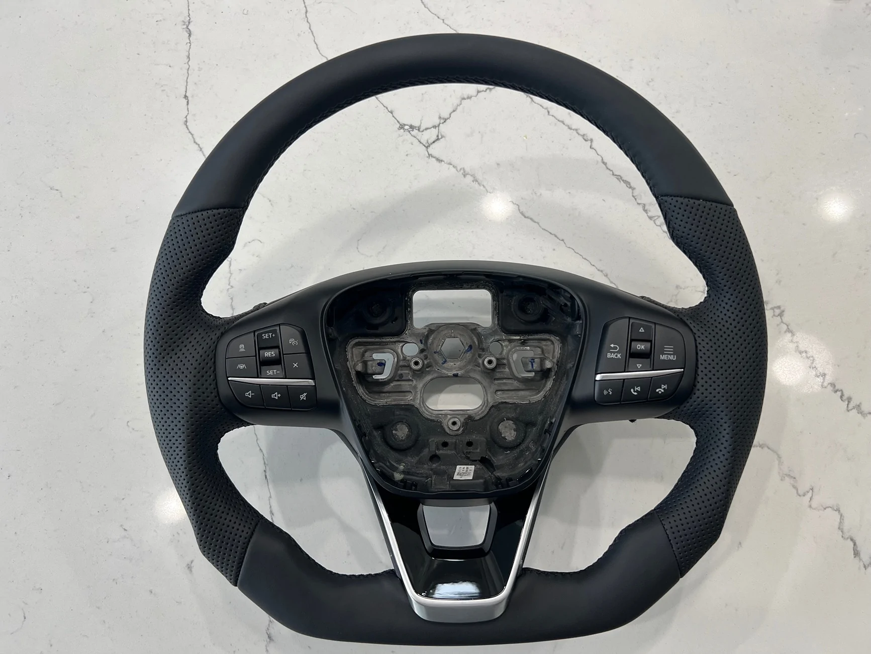 Ford Bronco Sport Custom wrapped leather steering wheel $375 IMG_6445
