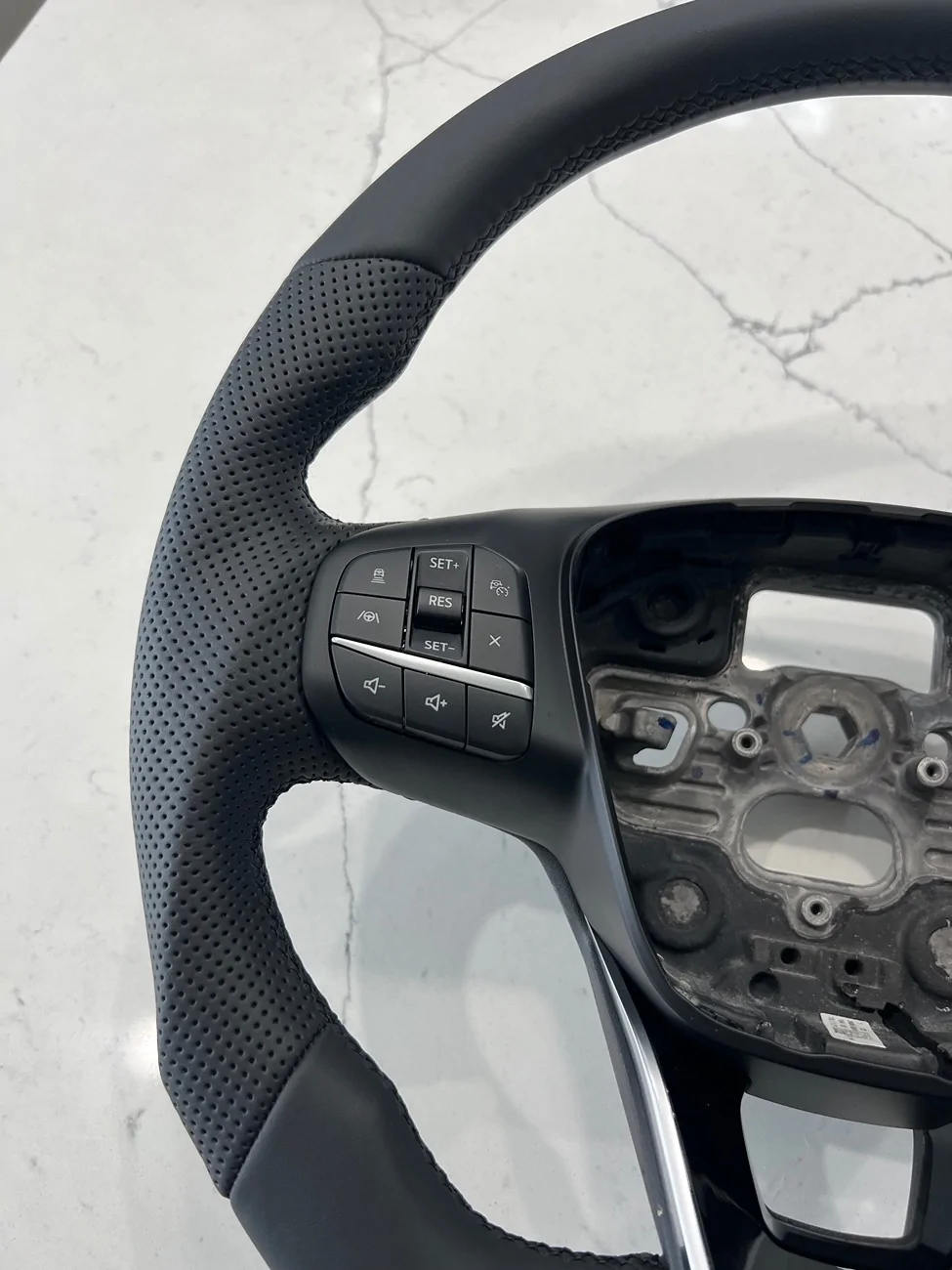 Ford Bronco Sport Custom wrapped leather steering wheel $375 IMG_6447
