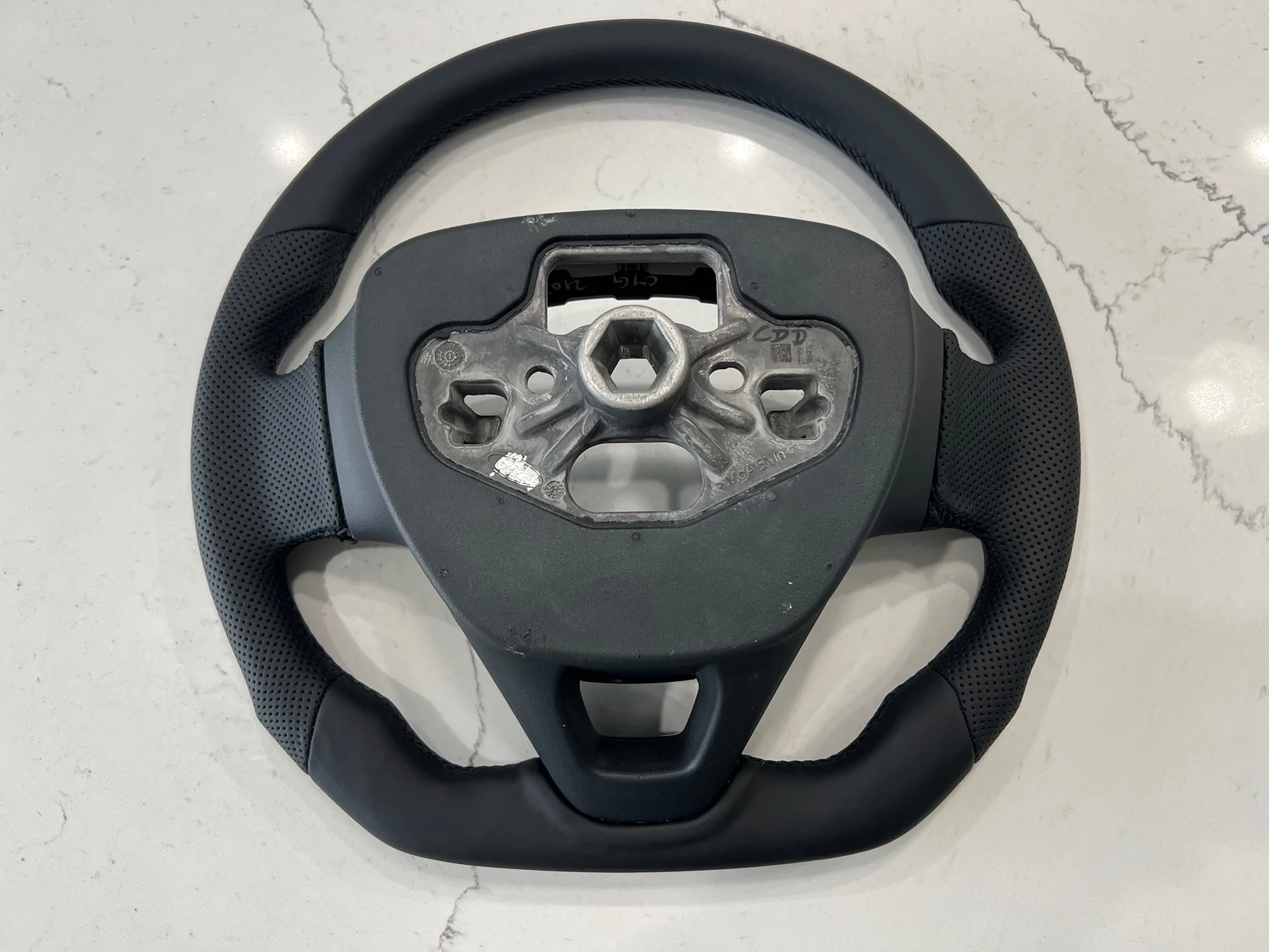 Ford Bronco Sport Custom wrapped leather steering wheel $375 IMG_6449