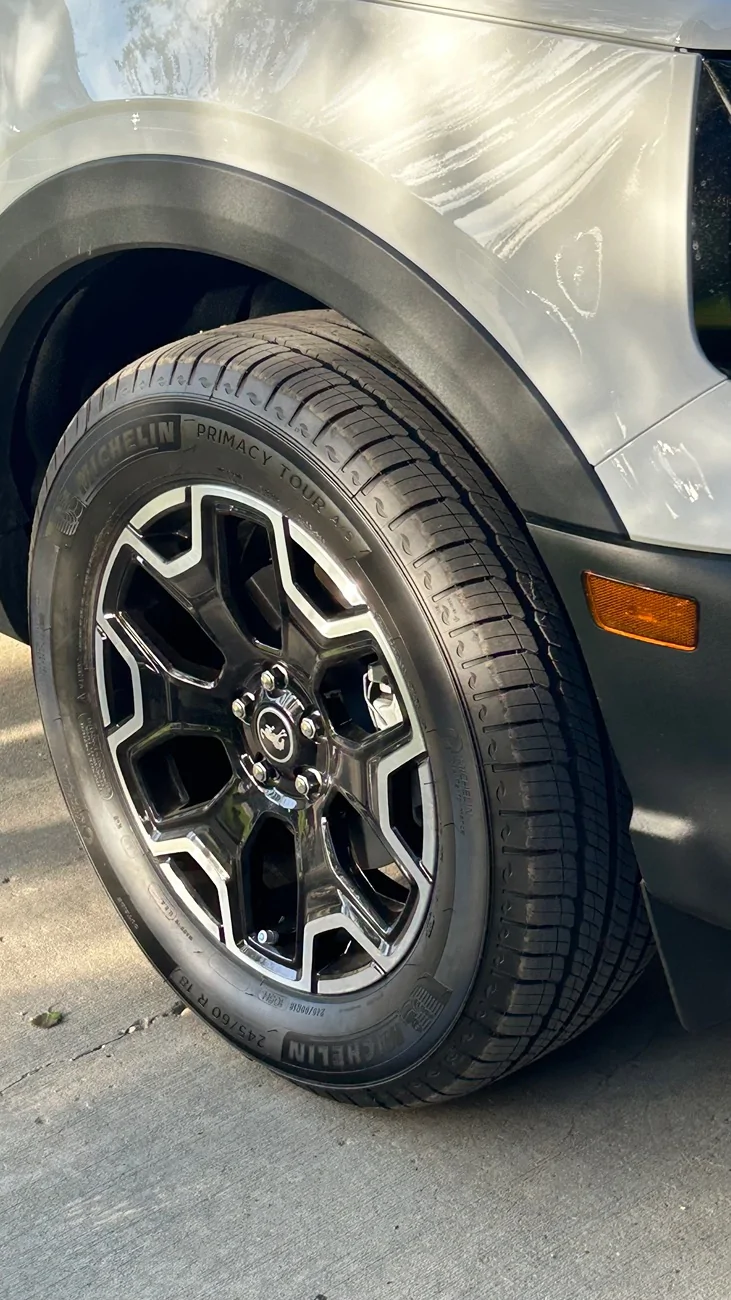 Ford Bronco Sport Largest tire size that can be put on an outer banks and 18 inch wheels without a lift IMG_5446