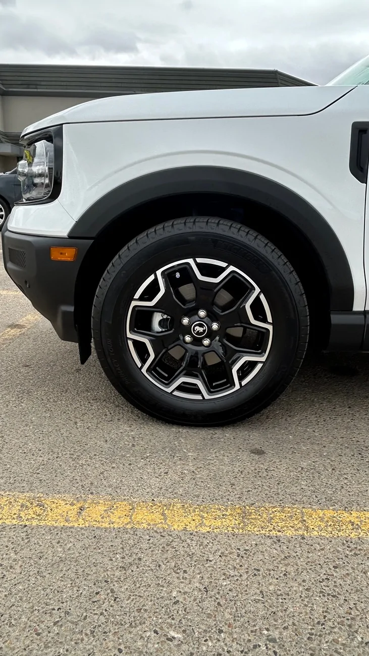 Ford Bronco Sport Largest tire size that can be put on an outer banks and 18 inch wheels without a lift IMG_5333