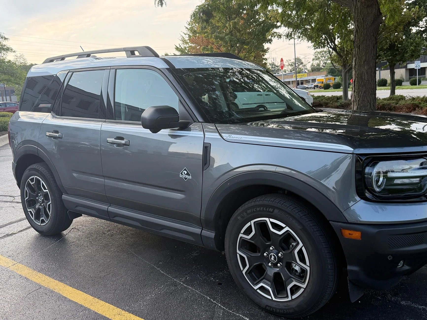 Ford Bronco Sport Wrapped top white and pinstripes tempImageMKxFtK
