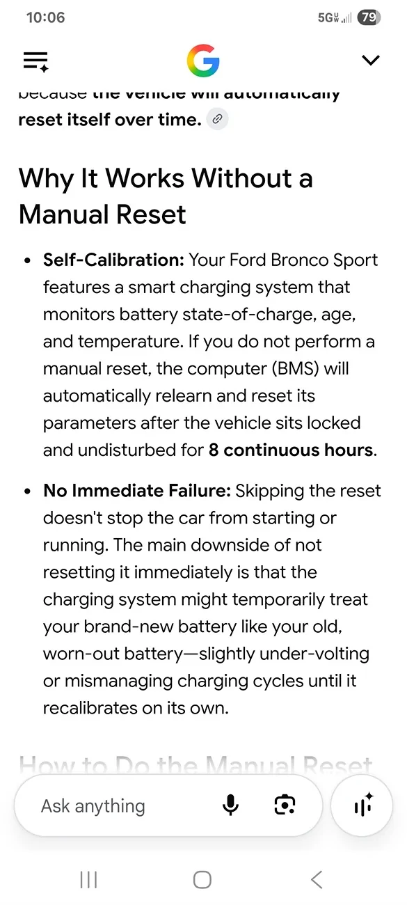 Ford Bronco Sport Electrical issue starting car 1000006939
