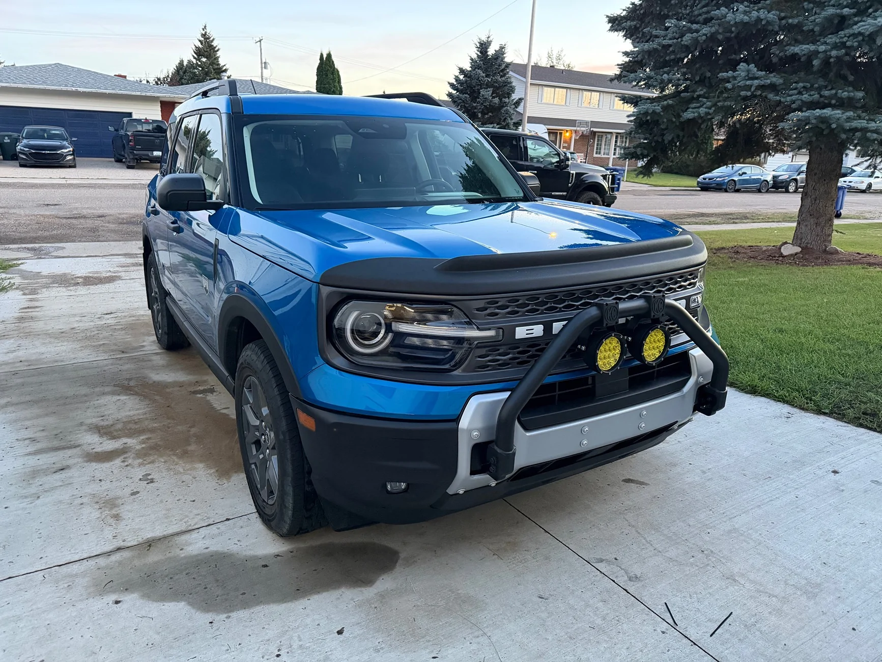 Ford Bronco Sport Installed lights to factory nudge bar IMG_6335