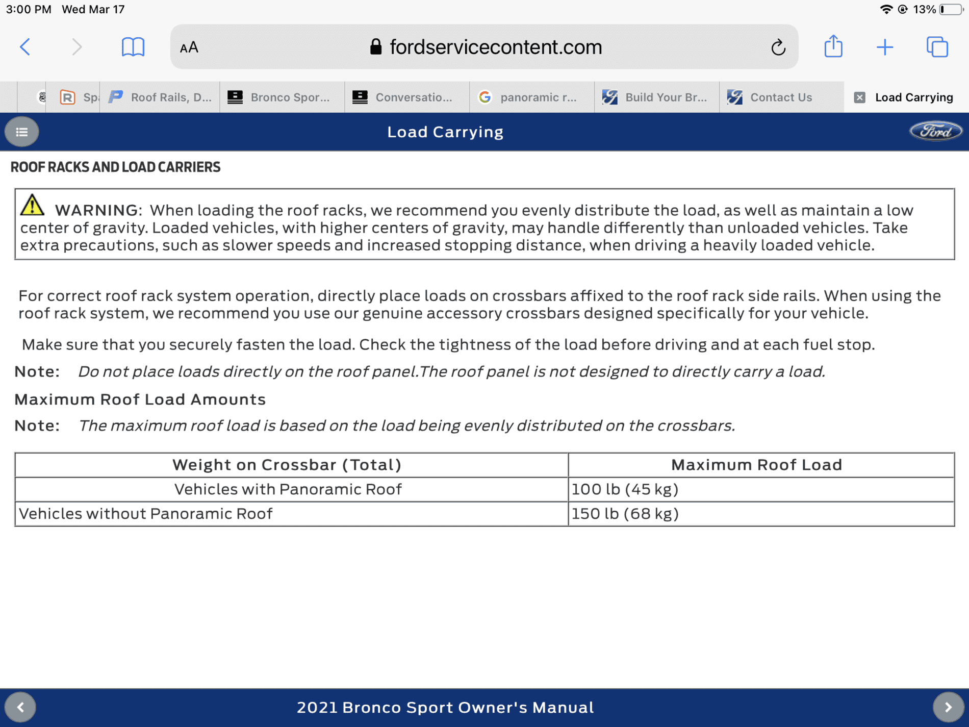 Ford Bronco Sport My biggest complaint about the Bronco Sport in the moonroof EAD4C5F3-0835-43E9-9836-5692F795C541