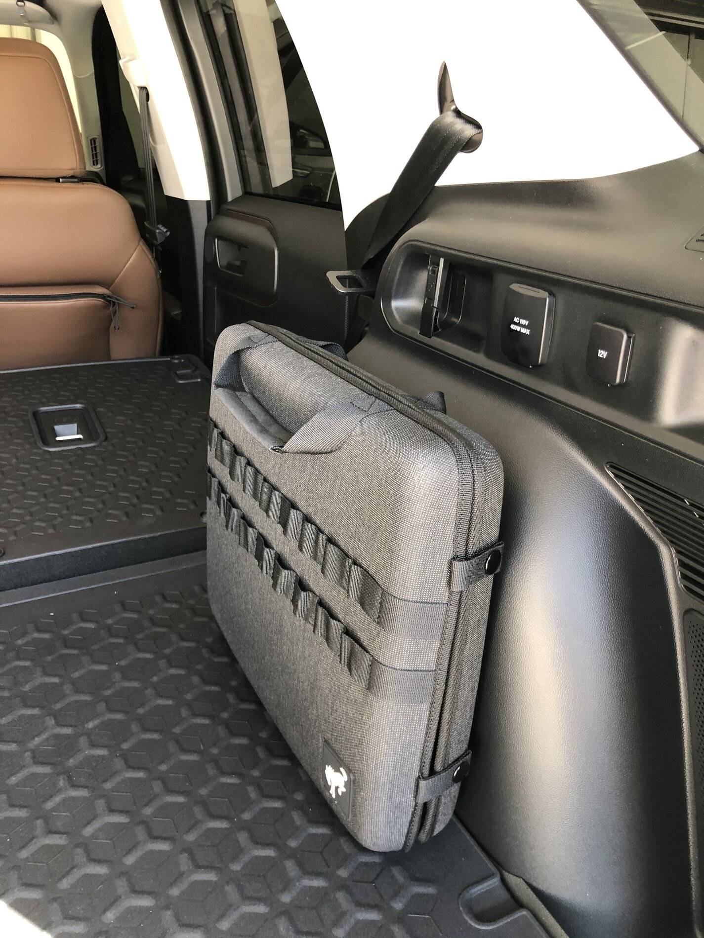 Ford Bronco Sport Closer Look At The Accessories Rear Cargo Organizer, Sunvisor Organizer, Owners Manual, Key Fob Cover, Key Cover IMG_2834.JPG