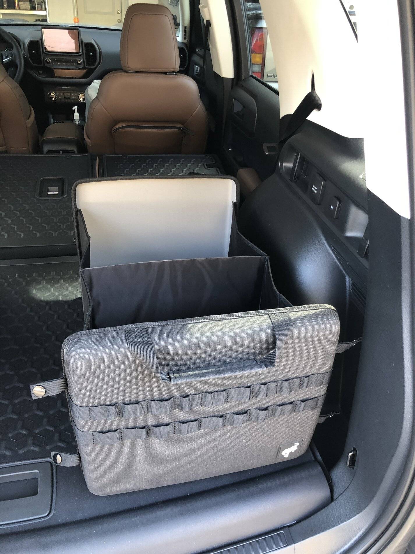 Ford Bronco Sport Closer Look At The Accessories Rear Cargo Organizer, Sunvisor Organizer, Owners Manual, Key Fob Cover, Key Cover IMG_2866.JPG