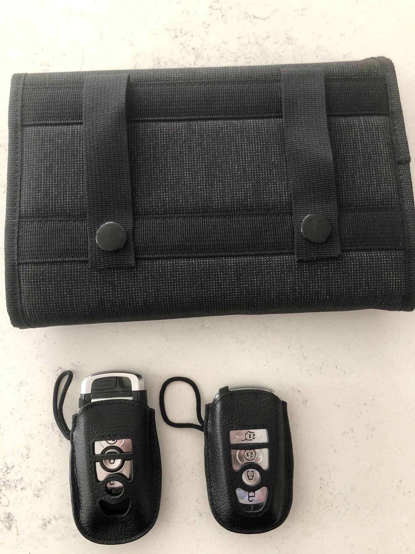 Ford Bronco Sport Closer Look At The Accessories Rear Cargo Organizer, Sunvisor Organizer, Owners Manual, Key Fob Cover, Key Cover IMG_2906.JPG