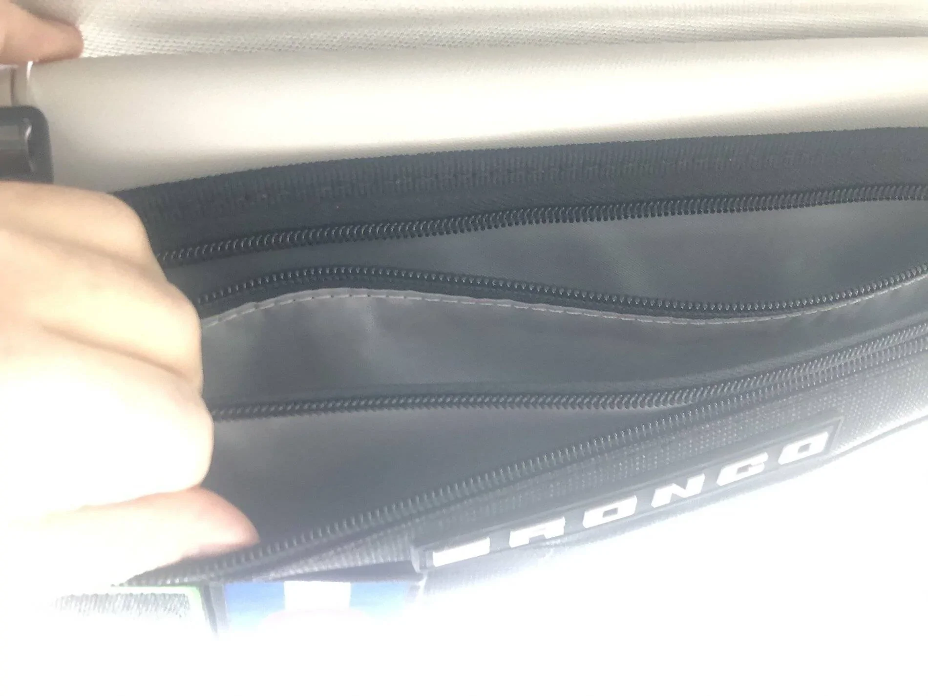 Ford Bronco Sport Closer Look At The Accessories Rear Cargo Organizer, Sunvisor Organizer, Owners Manual, Key Fob Cover, Key Cover IMG_2922