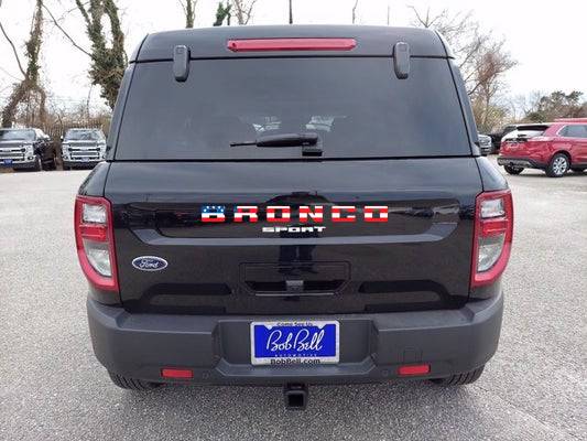 Ford Bronco Sport I hate the white letters! black flag rear