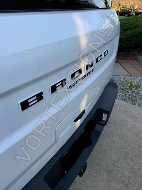 Ford Bronco Sport I hate the white letters! dd