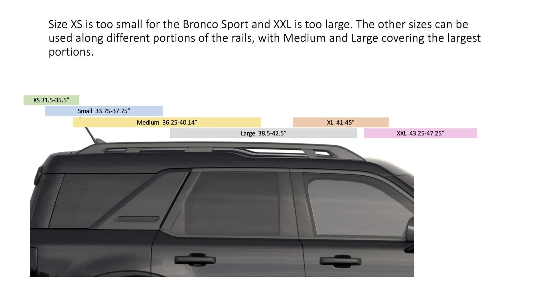 Ford Bronco Sport Installing Yakima RailBar crossbars—what I learned Bronco Sport Yakima RailBar fitment 3