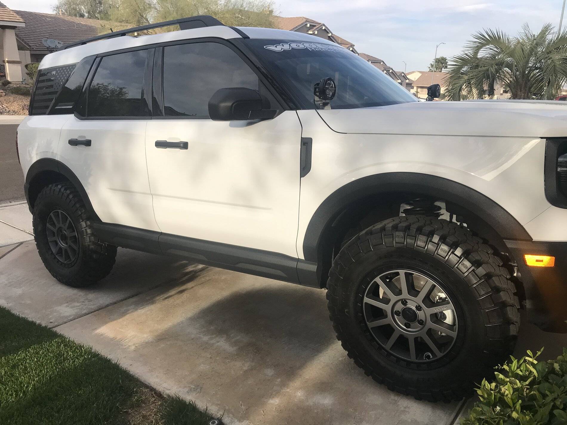 Ford Bronco Sport All 2” and 1 1/4” level lift pre orders start shipping out next week. 24176C23-5FFC-4D9A-8791-993CE13AF8A6