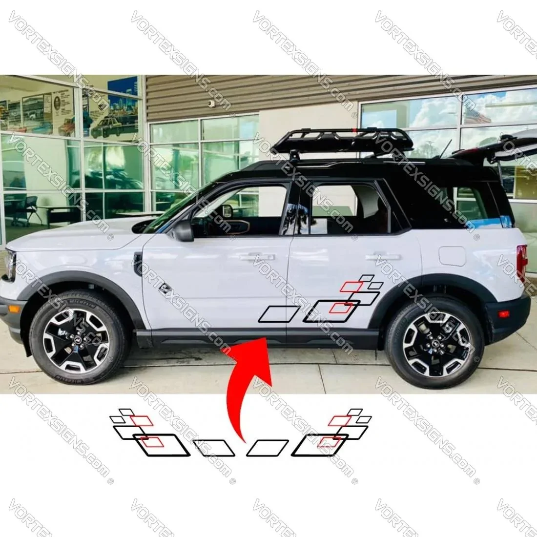 Ford Bronco Sport Vinyl letters overlay for the Front or back 09F9FD17-E226-47C0-85AA-DF1EE2D6536A