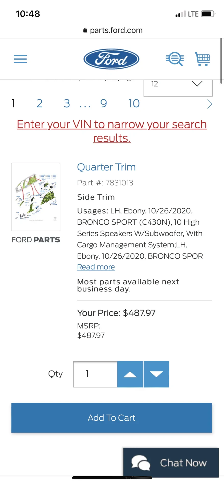 Ford Bronco Sport Adding Cargo Management System - Here's Part Numbers and Cost to Retrofit 0461364C-DD4E-467A-BF14-A405F5C6C13D