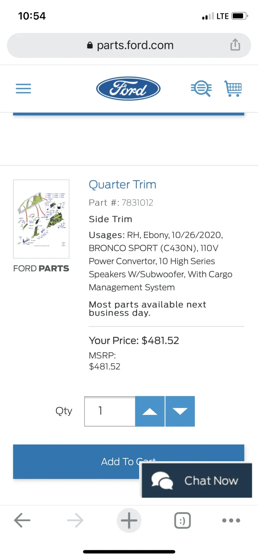 Ford Bronco Sport Adding Cargo Management System - Here's Part Numbers and Cost to Retrofit 4E040891-8F7C-4330-AA39-A7731896D91D