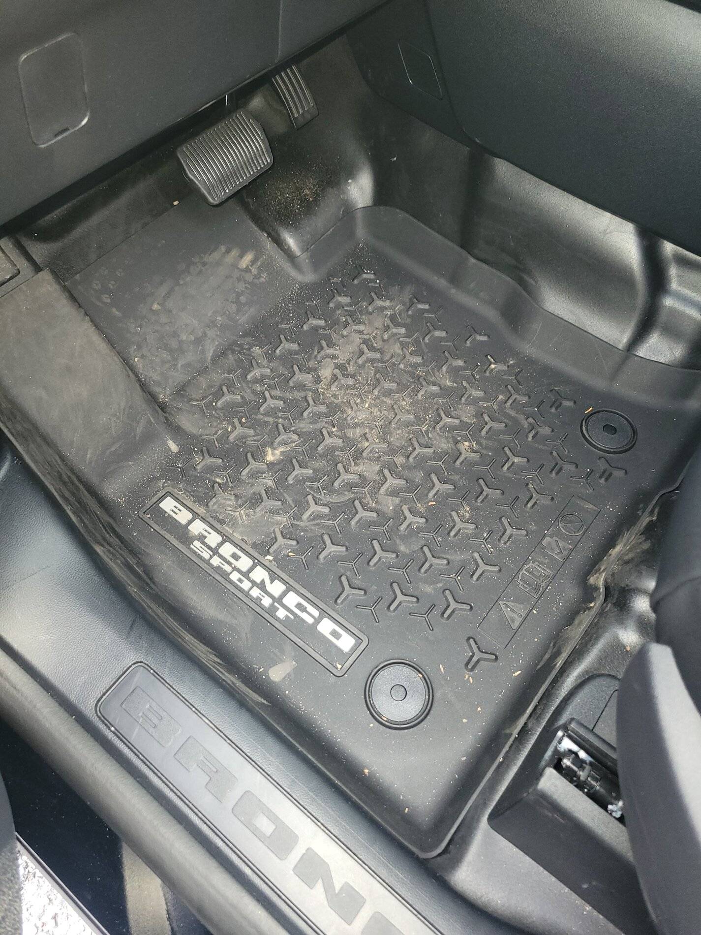 Ford Bronco Sport Anyone able to purchase the Bronco rubber floormats? 20210420_170838