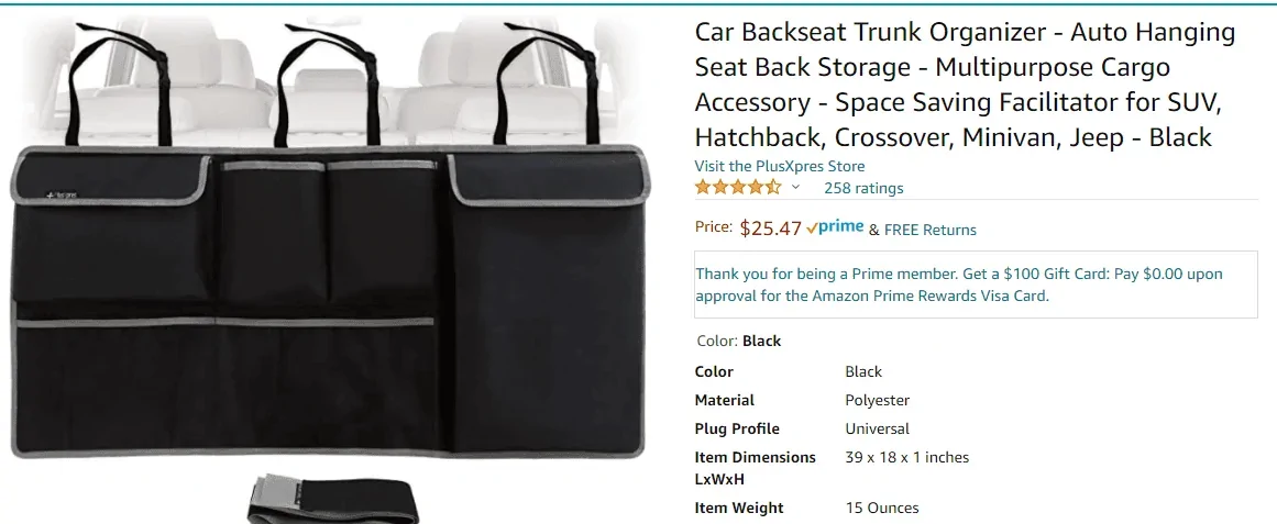 Ford Bronco Sport Cargo Management System alternatives? Screenshot 2021-04-22 193305
