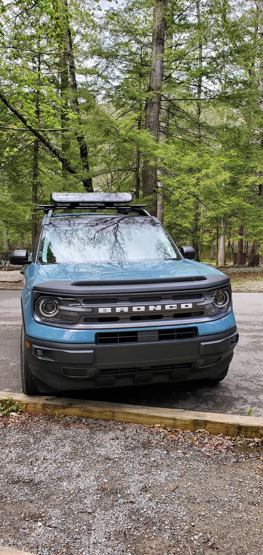 Ford Bronco Sport Tips: Self Installing Aero Sport II Hood Protector, Air Deflectors and Ford Privacy Curtain 20210424_153923