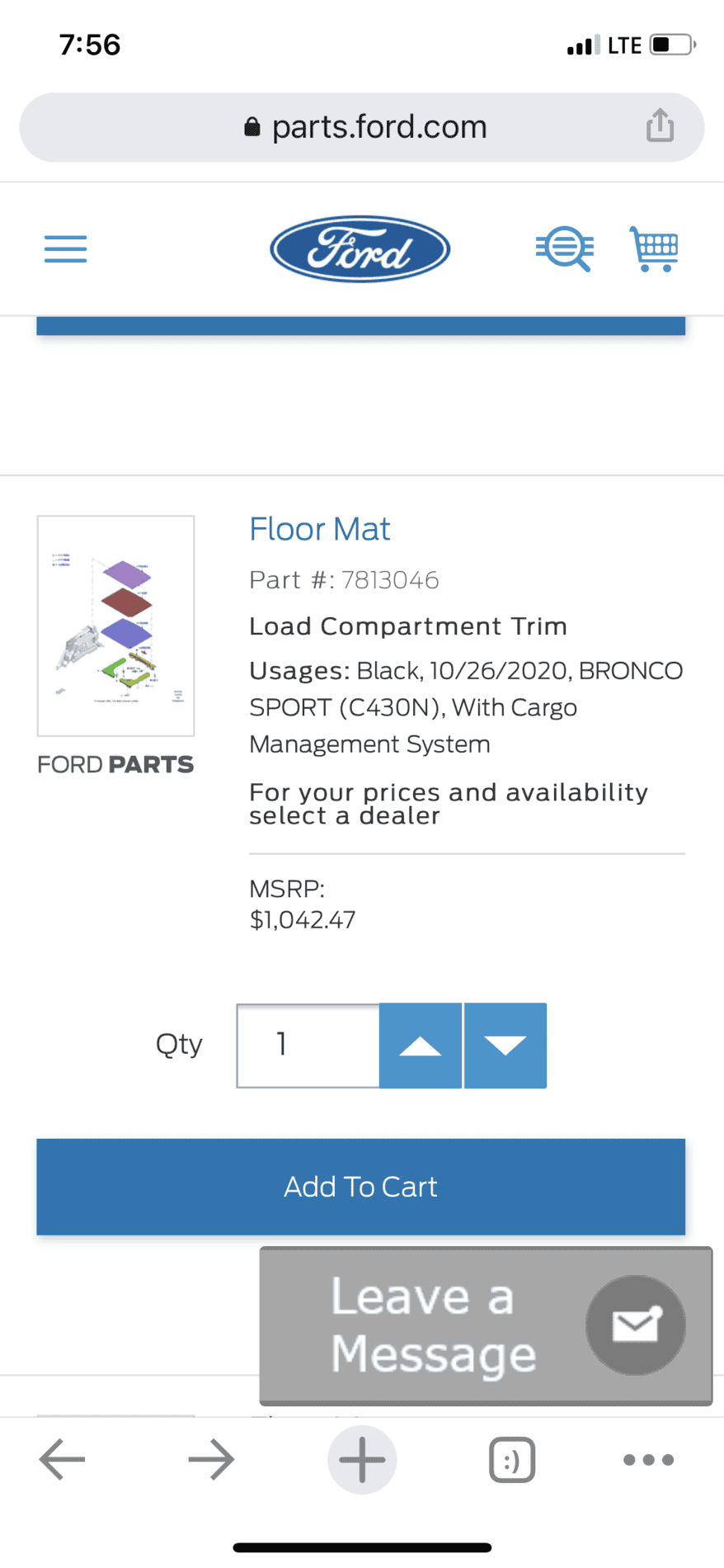 Ford Bronco Sport Adding Cargo Management System - Here's Part Numbers and Cost to Retrofit 3DDFC894-277A-45E7-BB9E-2637C4489F2A