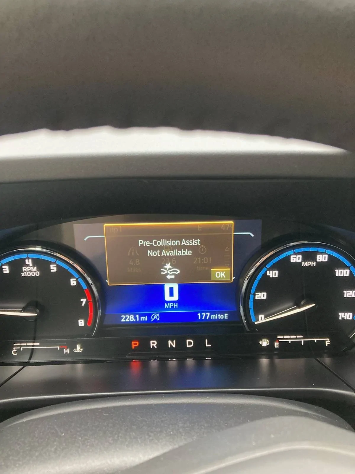 Ford Bronco Sport Radar sensor failure. IMG_1487