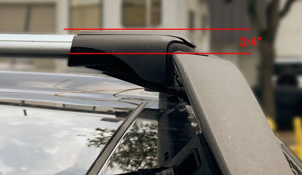 Ford Bronco Sport Installing Yakima RailBar crossbars—what I learned Yakmia railbar adds three fourths inch sm