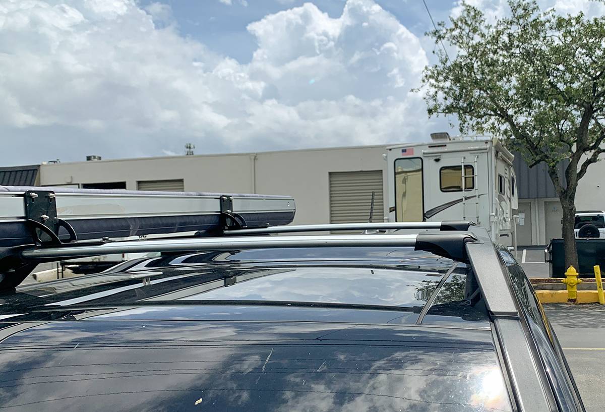 Ford Bronco Sport Installing Yakima RailBar crossbars—what I learned Yakmia railbar with ARB awning 2 sm