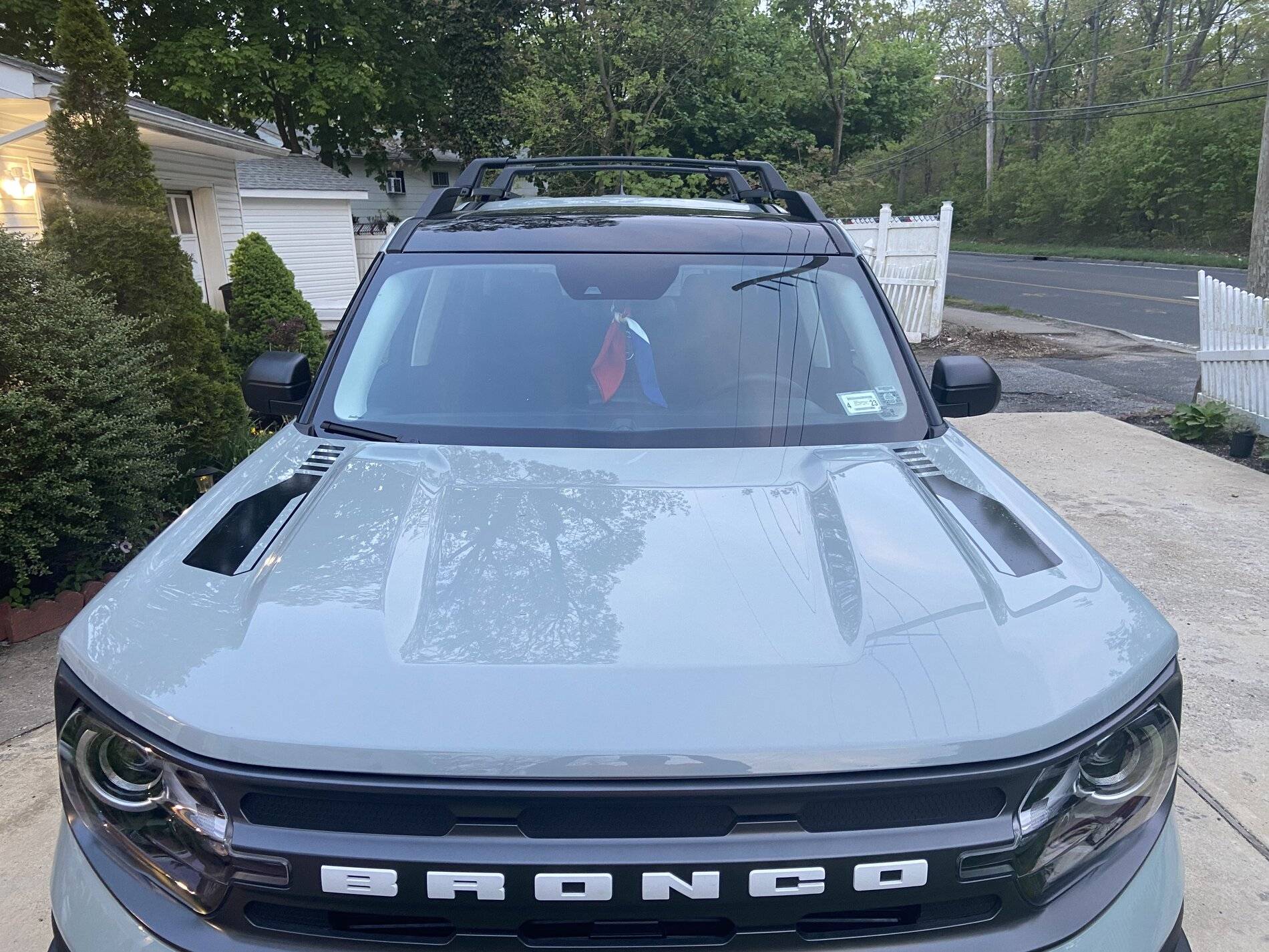 Ford Bronco Sport Did some things tonight - Hood decal and the hood protector. 57A158AF-01CA-46EA-8A65-04A988FD9C66