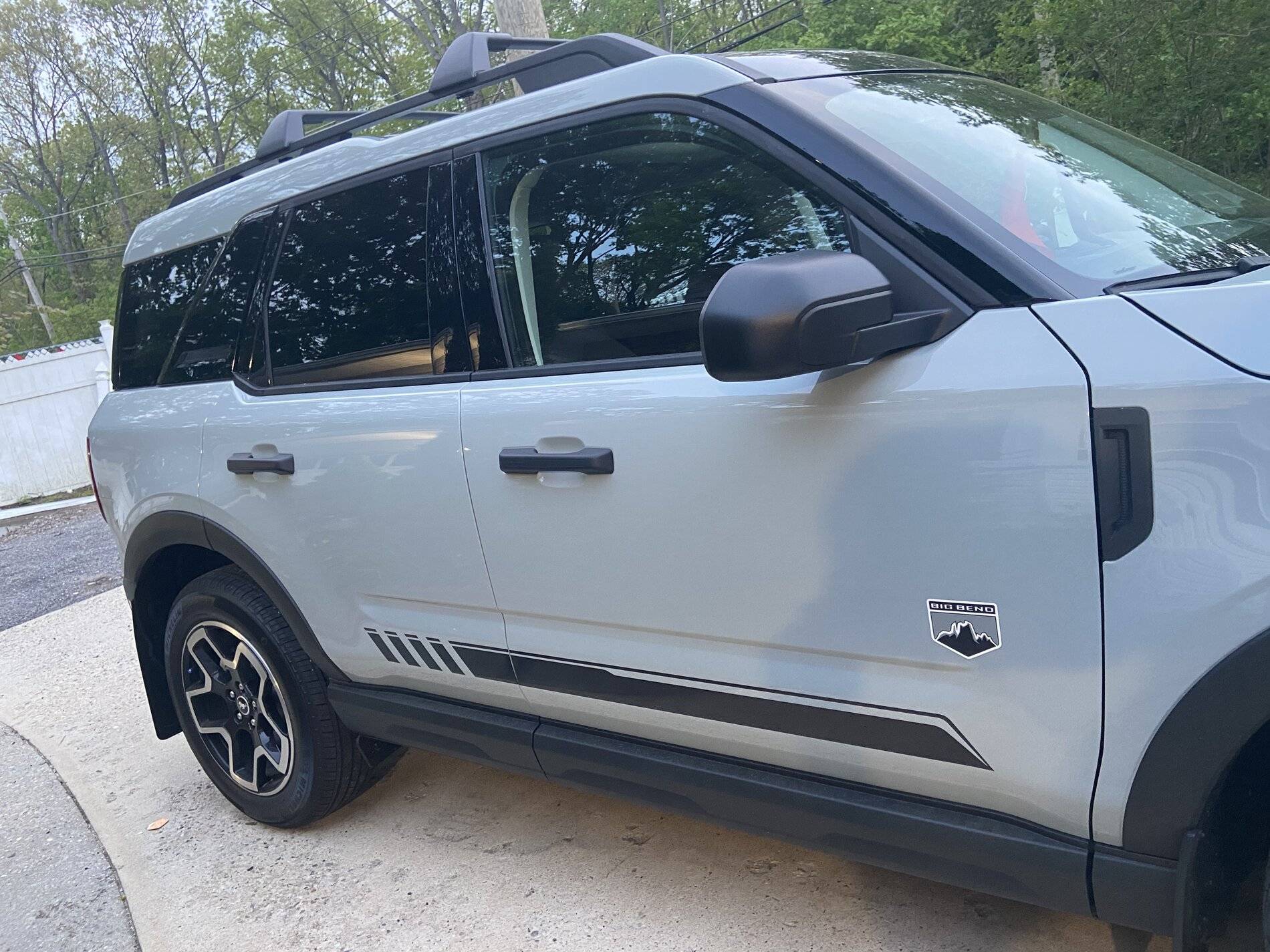 Ford Bronco Sport Did some things tonight - Hood decal and the hood protector. FCED390C-828C-4D13-81C2-50A7593F5E2C