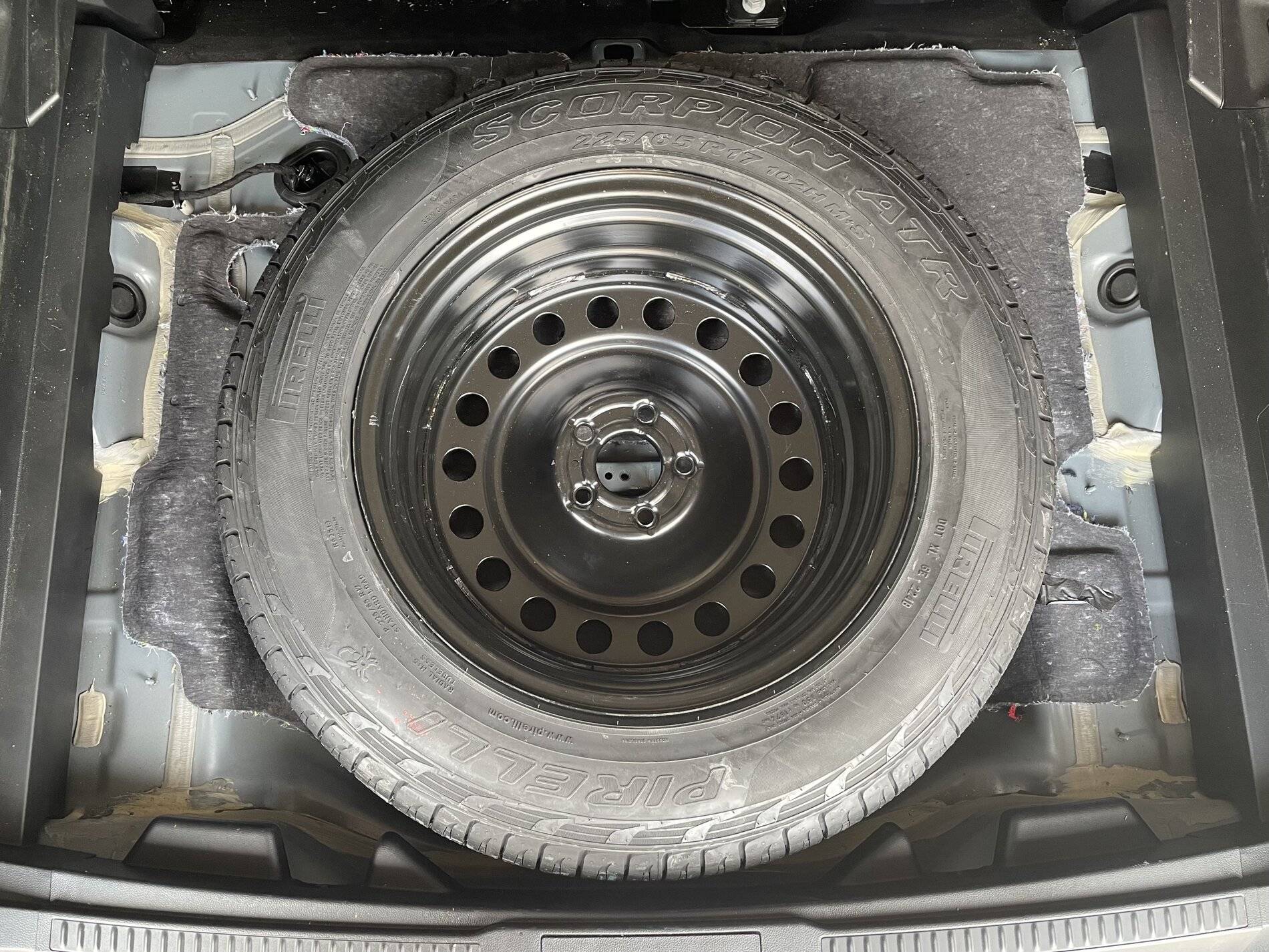 Ford Bronco Sport Spare Tire Foam Tray uses. B038A518-E781-40FC-9427-156E27A69986