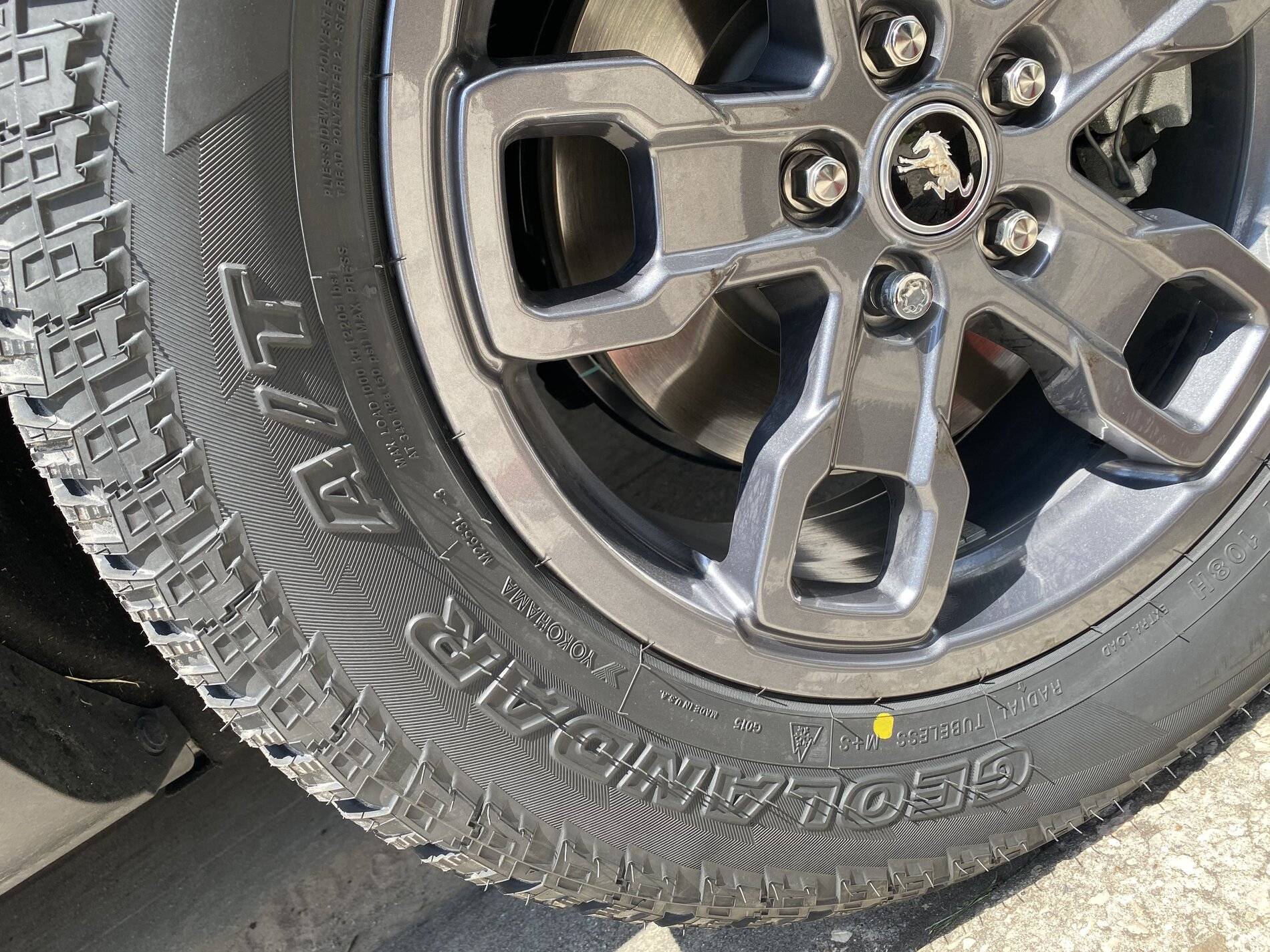 Ford Bronco Sport 235/65/17 GREAT F0DF3AFB-E6F1-4840-9474-5030FC265BD4