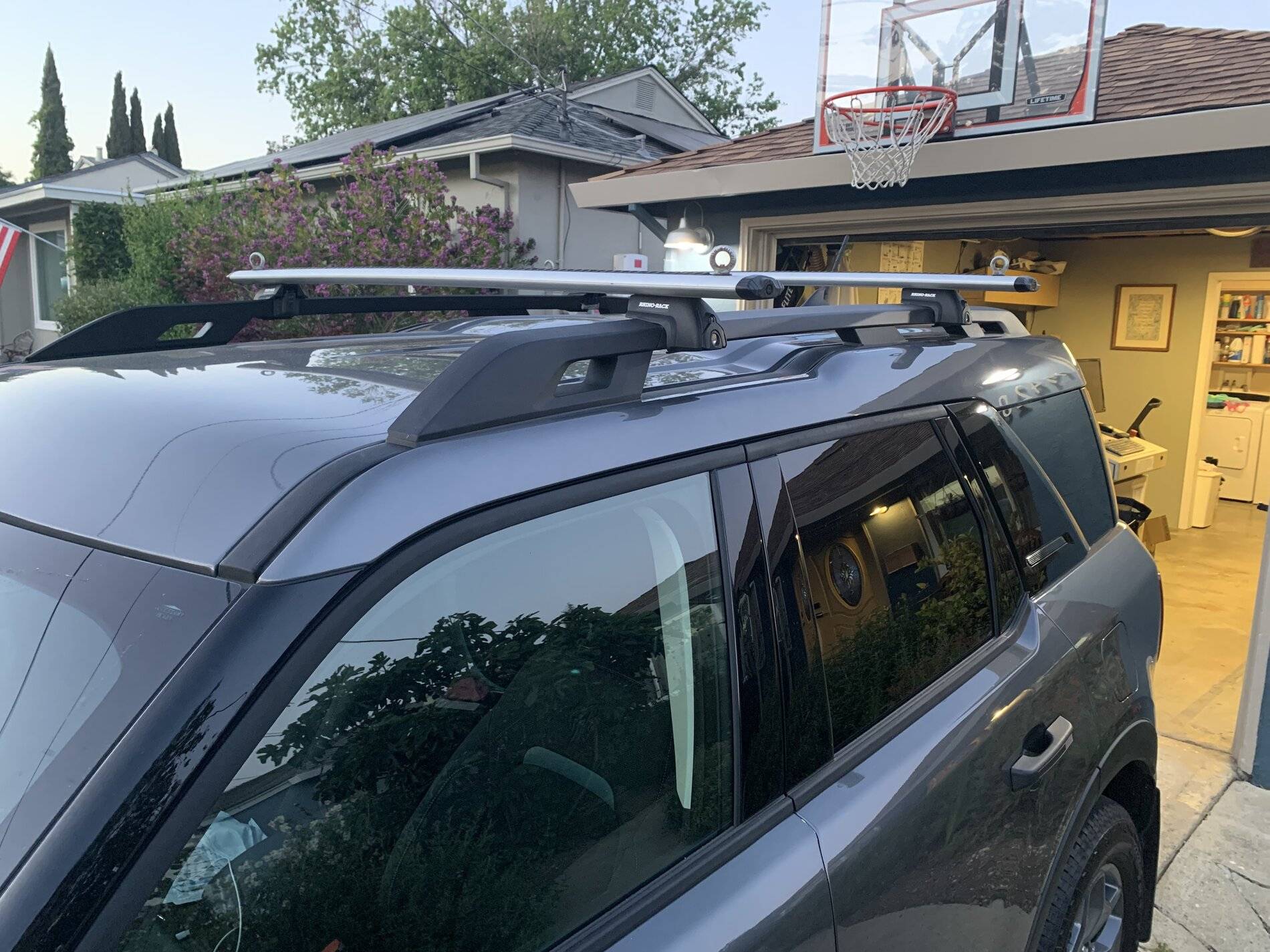 Ford Bronco Sport Thule HD Crossbar Roof Rack System installed B1B2545B-1394-44ED-9A7E-8088F63C89E4