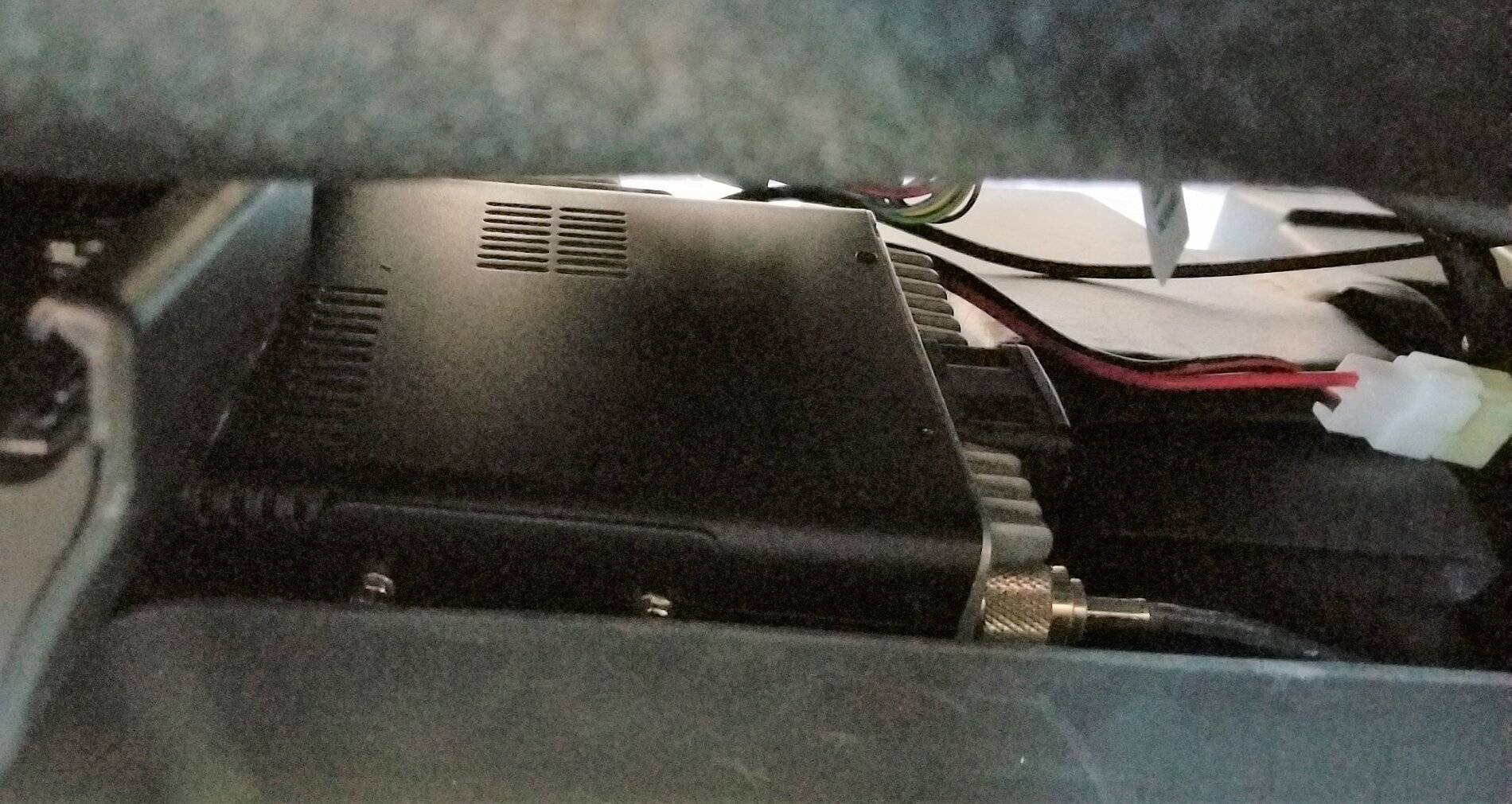 Ford Bronco Sport Transceiver Installation thread  (Ham, CB, GMRS). Radio unit and antenna installation on Bronco Sport 20210429_140400 (2)