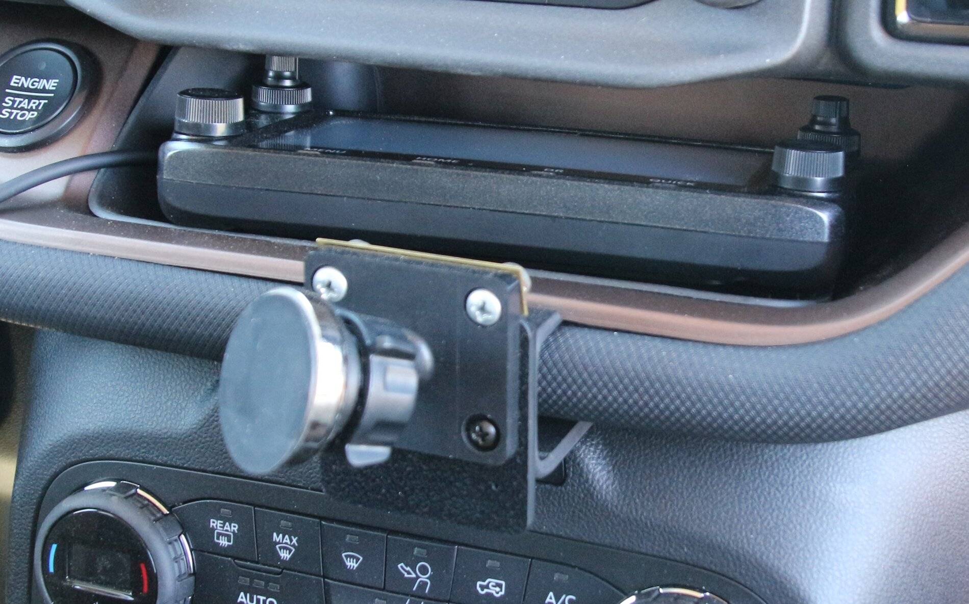 Ford Bronco Sport Transceiver Installation thread  (Ham, CB, GMRS). Radio unit and antenna installation on Bronco Sport IMG_3841 (2).JPG