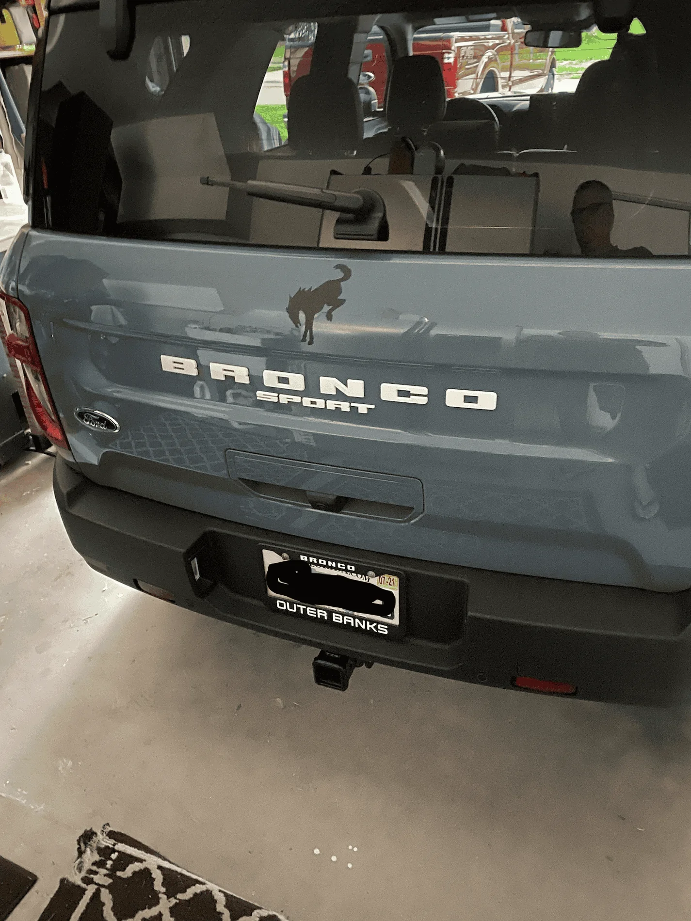 Ford Bronco Sport Did some things tonight - Hood decal and the hood protector. tempImagemIwJlE