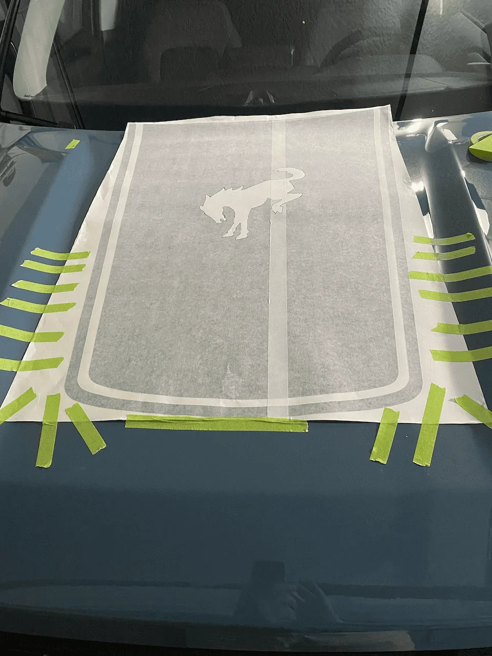 Ford Bronco Sport Did some things tonight - Hood decal and the hood protector. tempImageGrhJYj