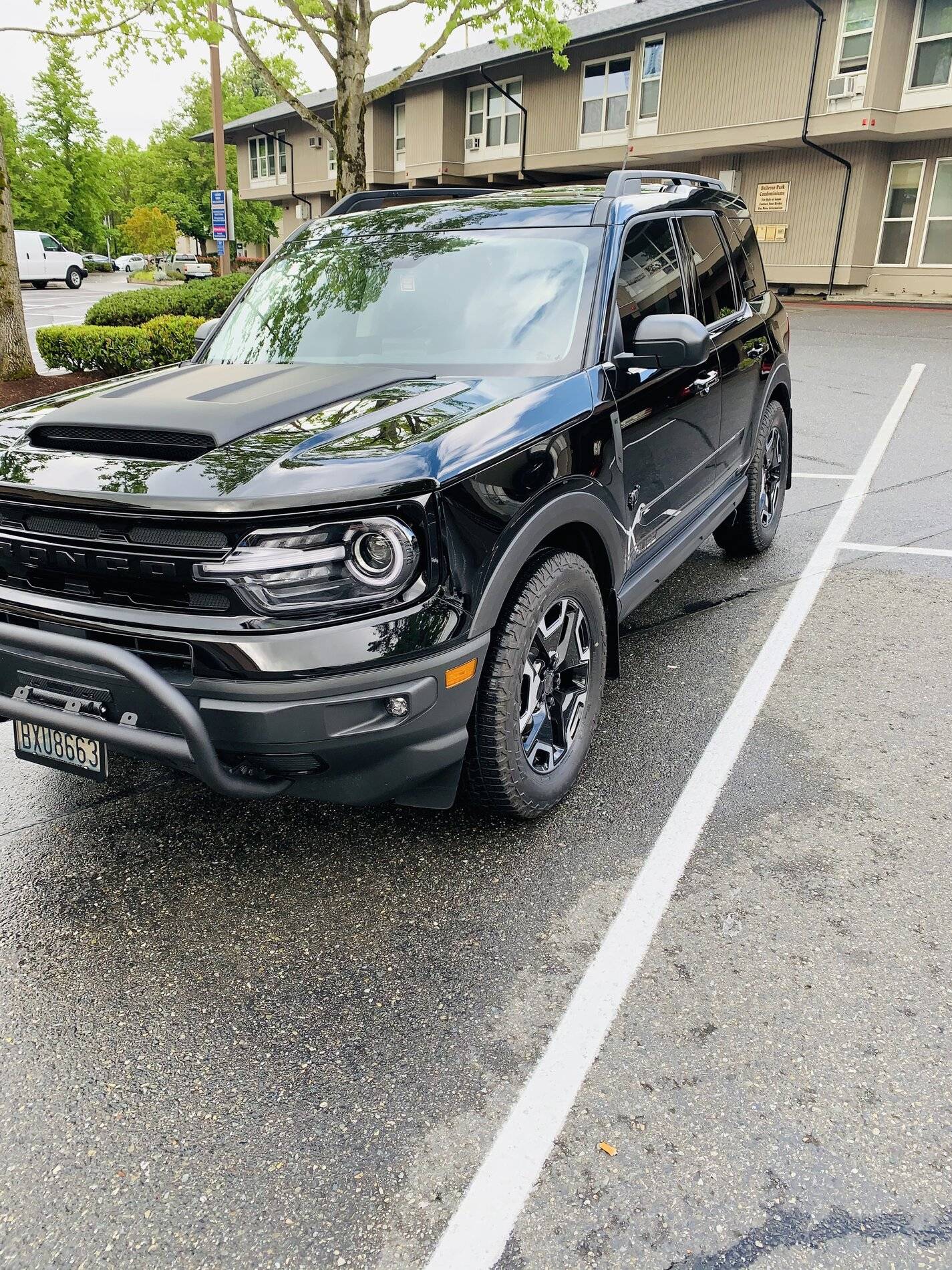 Ford Bronco Sport Meet ‘Gruff’ our Shadow Black Outer Banks: Air Design Hood Scoop, Falken Wildpeak AT Trail 235/65/R18, Debadged, Blacked Out 93D475BD-7857-4579-AABB-4C40B787D206