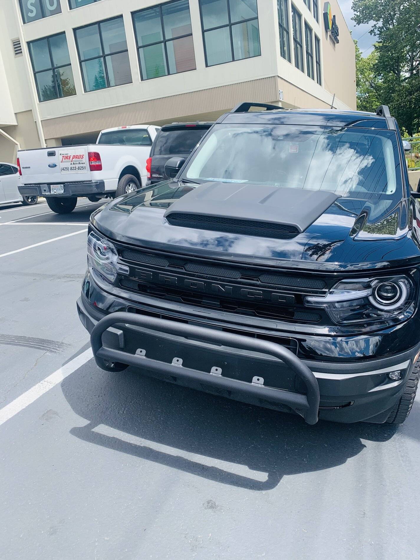 Ford Bronco Sport Meet ‘Gruff’ our Shadow Black Outer Banks: Air Design Hood Scoop, Falken Wildpeak AT Trail 235/65/R18, Debadged, Blacked Out B2027586-C166-4029-9D4D-F8145D2EB832
