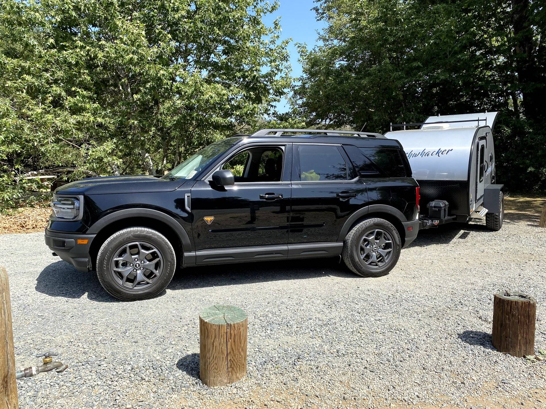 Ford Bronco Sport It’s towing! Curt hitch installed and towing trailer 896179B3-2E9B-485B-8753-6331A3051D42