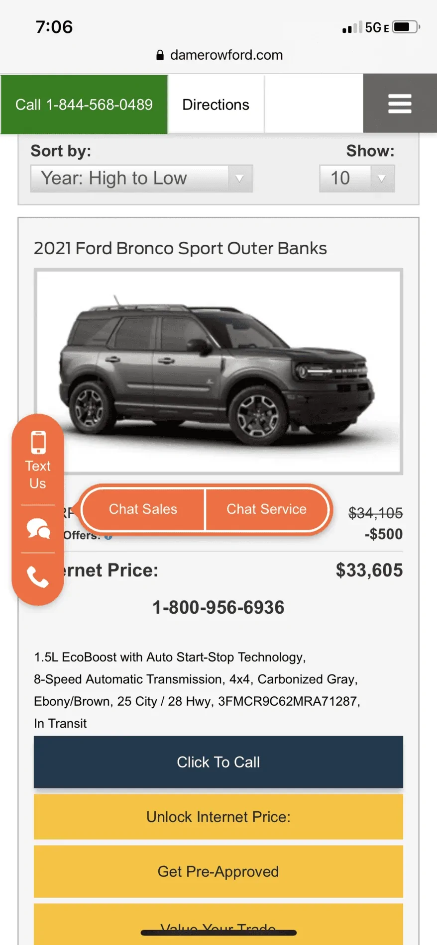 Ford Bronco Sport Stay Away from Koons Ford Falls Church, VA 275D479F-1A28-4013-B4F5-54D352995370