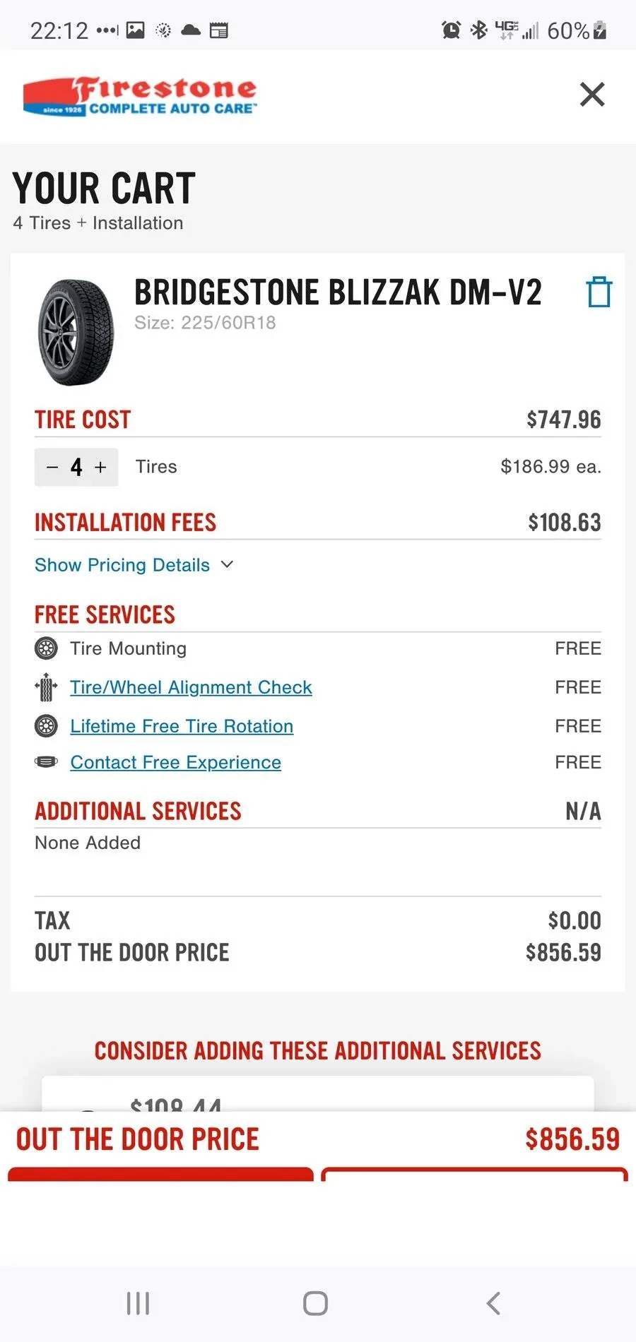 Ford Bronco Sport UPDATE: P225-60-18 Alternative Screenshot_20210521-221224_Firefox