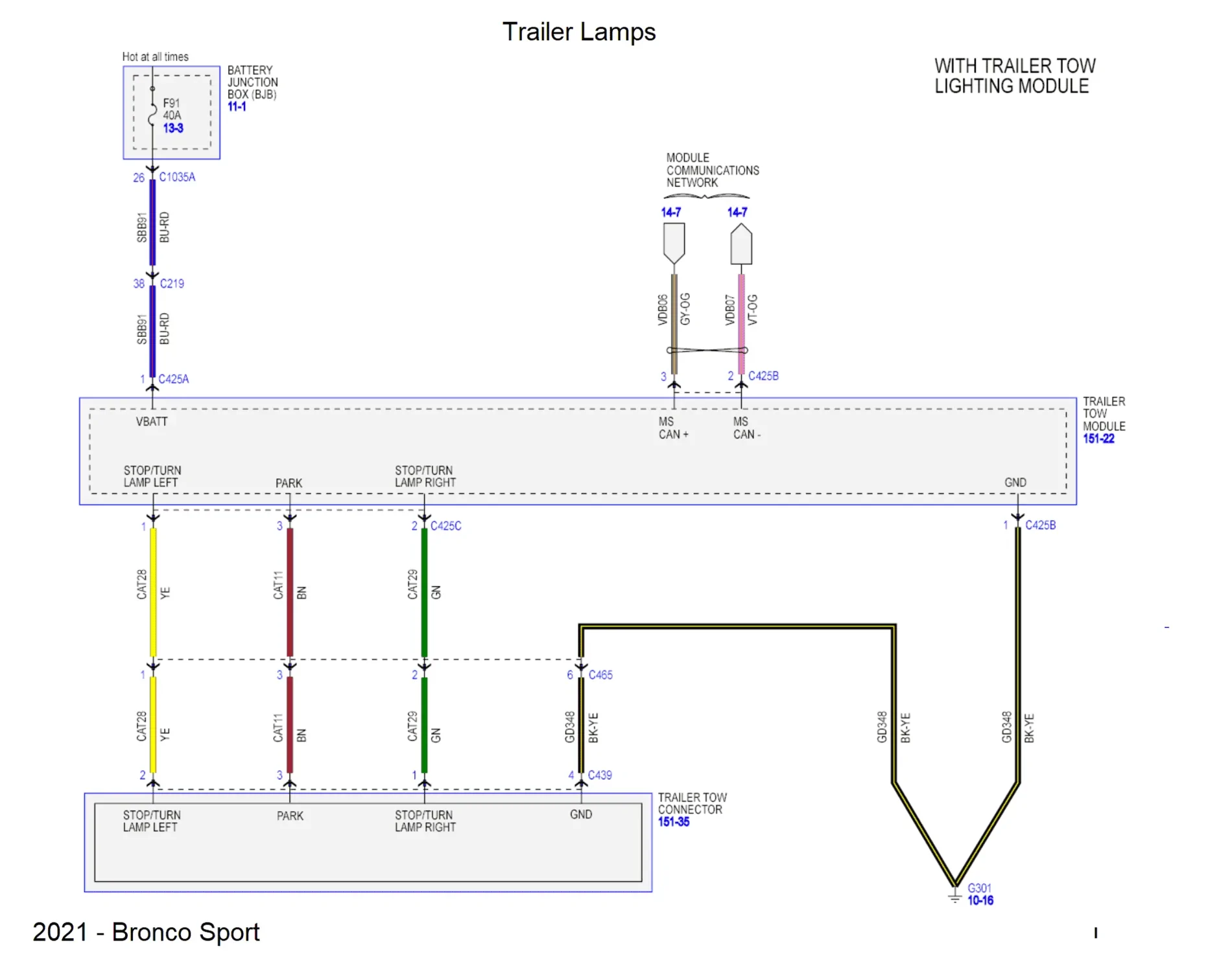 Ford Bronco Sport Adding factory Tow lights 2021_BroncoSport_Wiring_095_Trailer_Notes - Copy